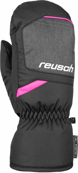 Reusch Bennet R-TEX® XT Junior Mitten 6061506 7771 schwarz grau pink front